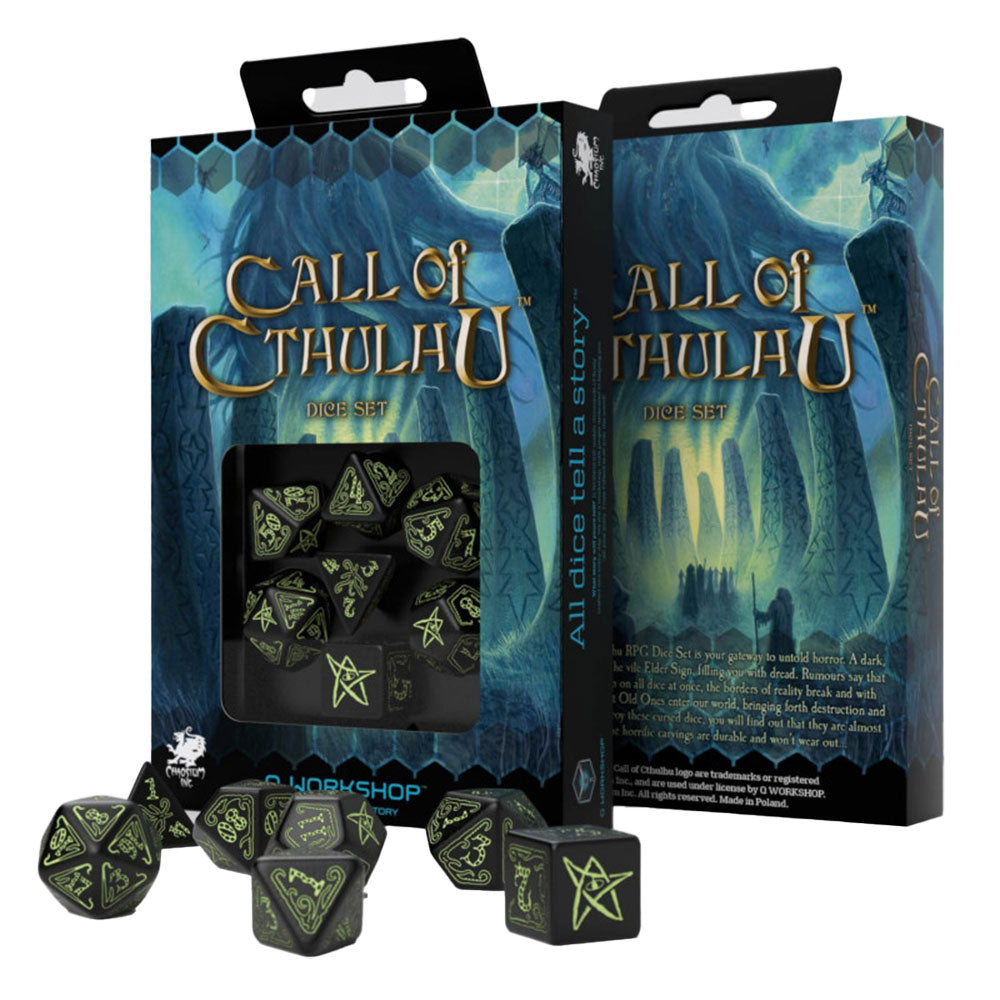 Q CTHULHU DICEセット7PCのワークショップコール