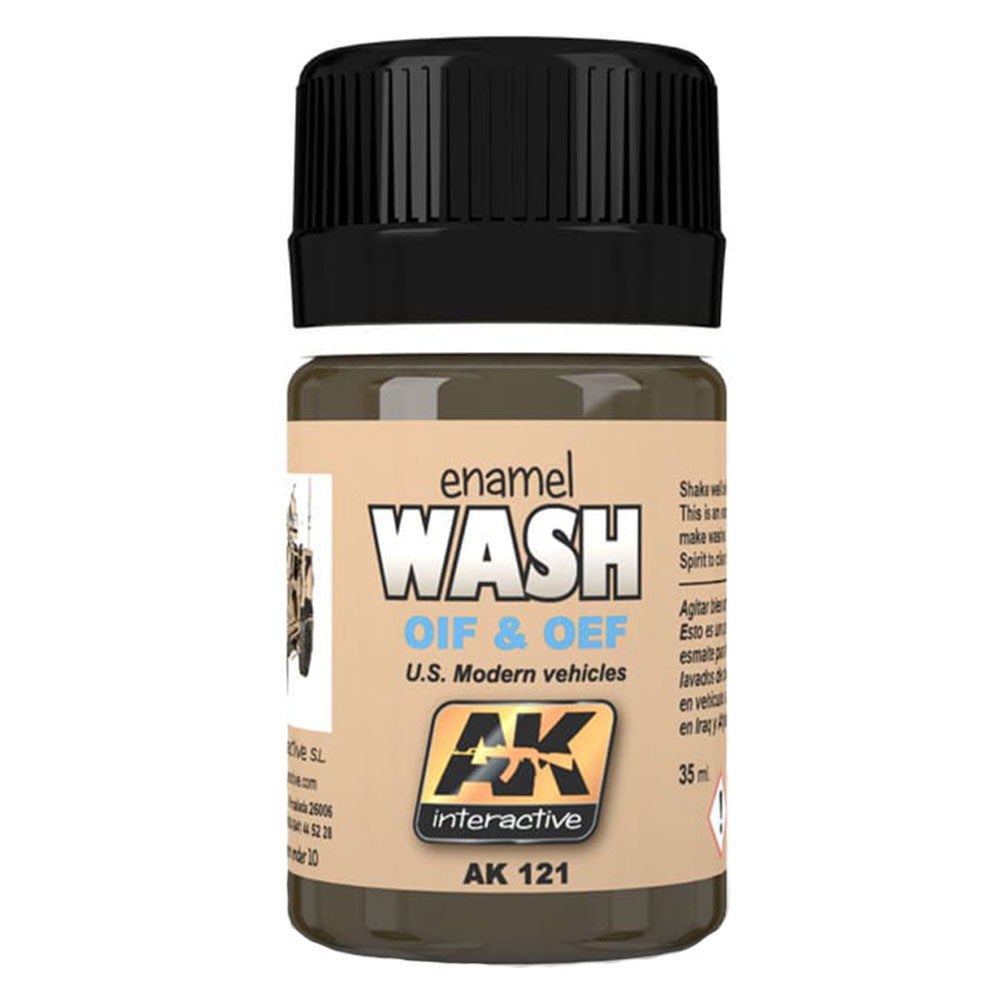 AK Interactive Enamel Wash Modelling Kit 35mL