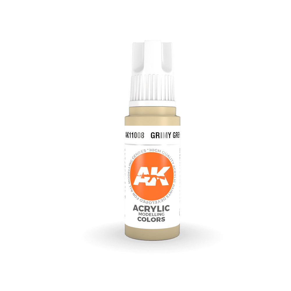 AK Interactive 3Gen Grey Acrylic Paint 17mL