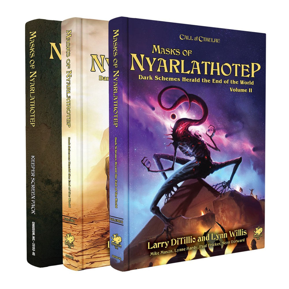 Call of Cthulhu RPG Masks Of Nyarlathotep Slipcase Set