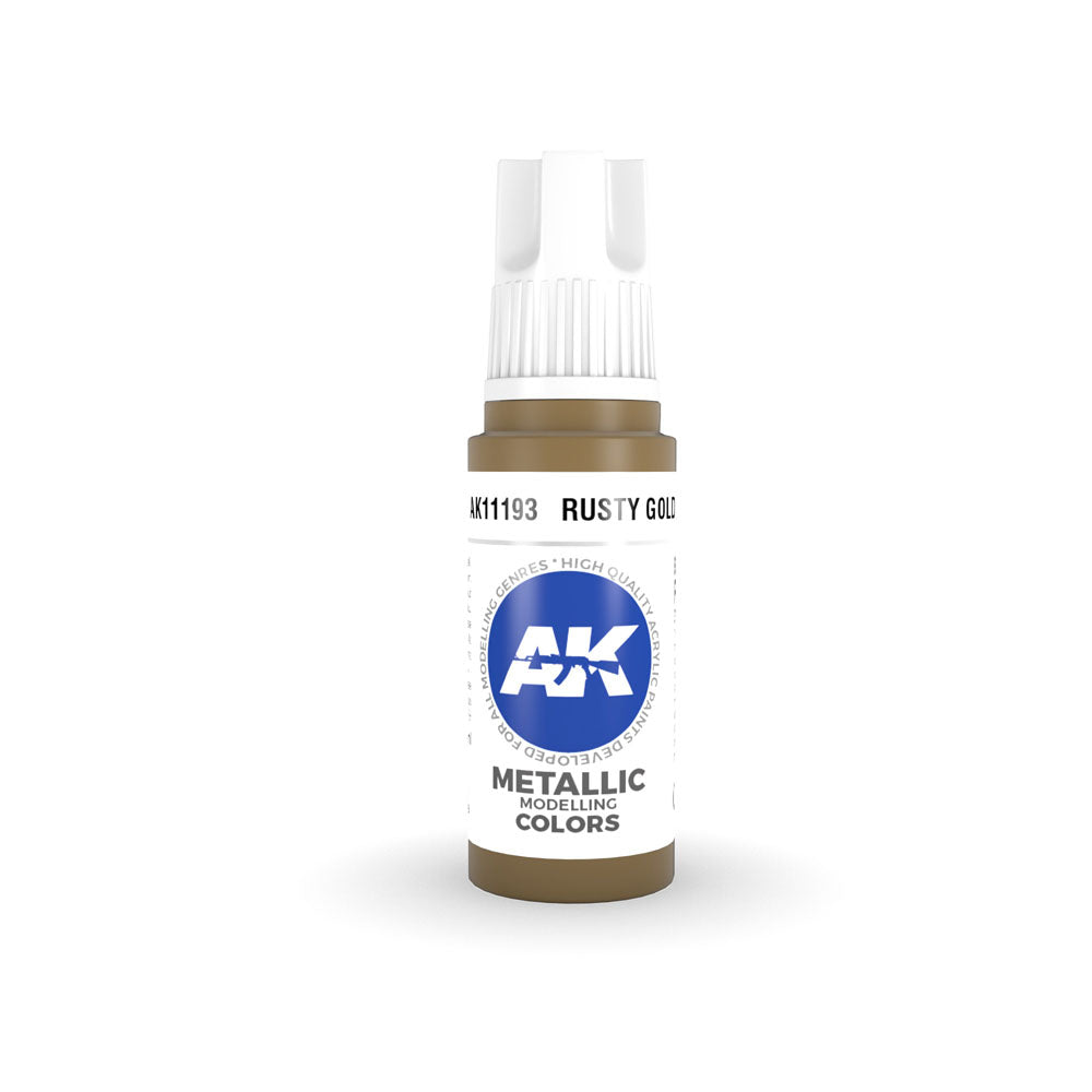 AK Interactive 3Gen Złota farba akrylowa 17 ml