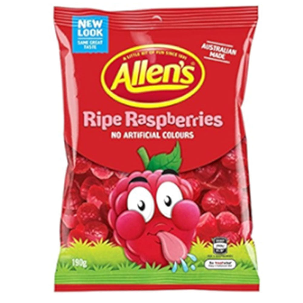 Allens Rasberries maduras