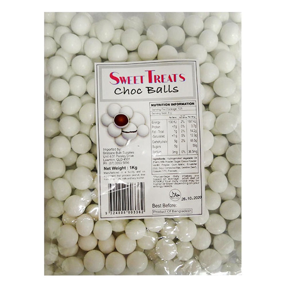 Zoete traktaties choc ballen 1 kg