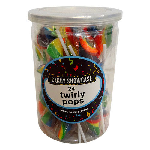 Candy Showcase Twirly Pops (24x12g)