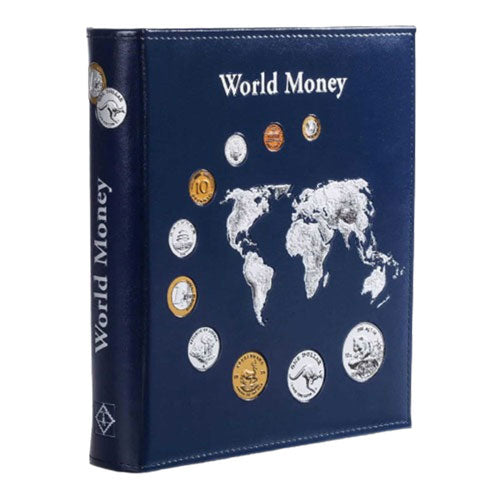 Optima 5-Sheet World Currency Album (Blue)