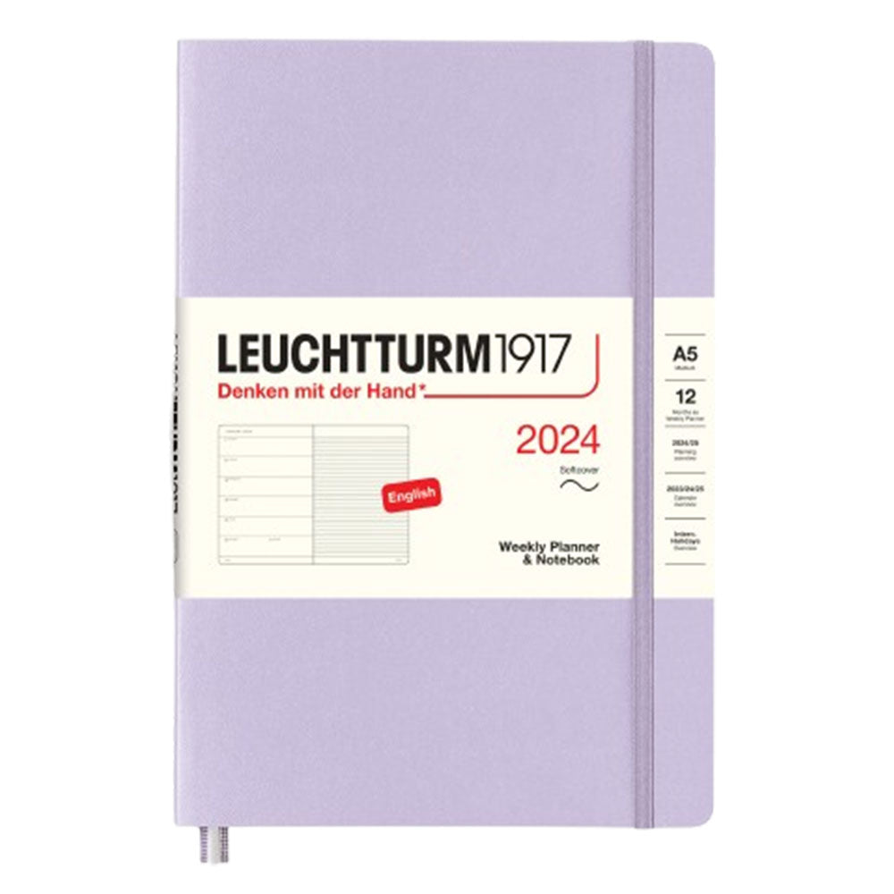 Planificador y cuaderno 2024 A5 Week (tapa blanda)