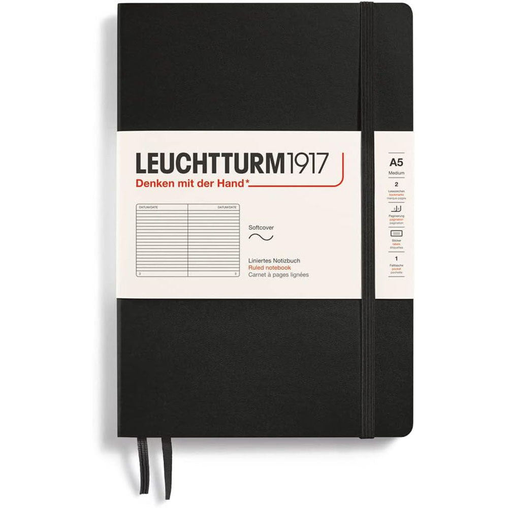 Leuchtturm Softcover rządził notebookiem A5