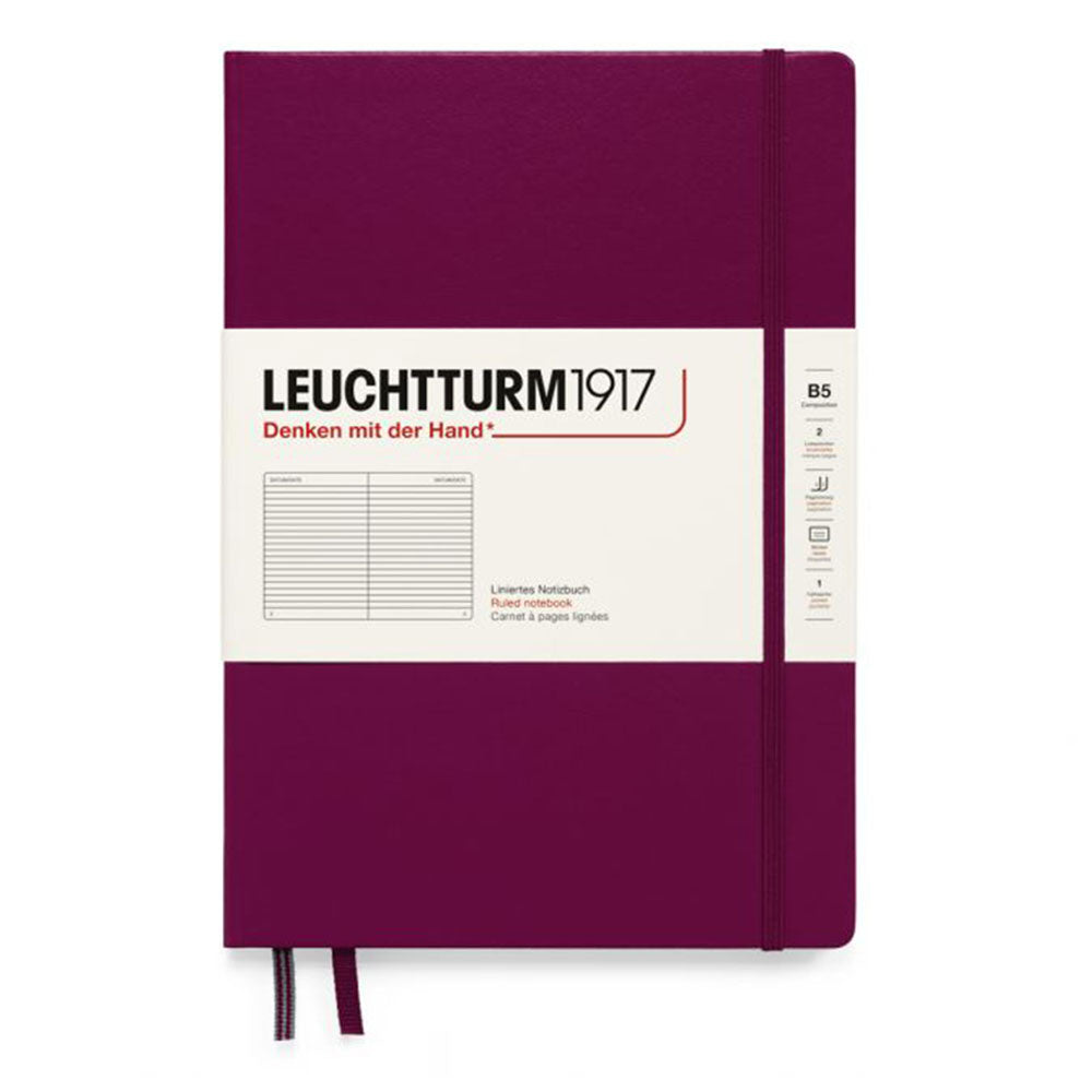 Leuchtturm HC Composition styrde anteckningsbok B5