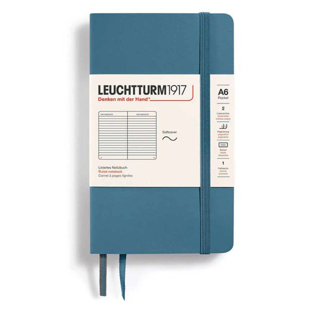 Leuchtturm softcover styrede notesbog A6