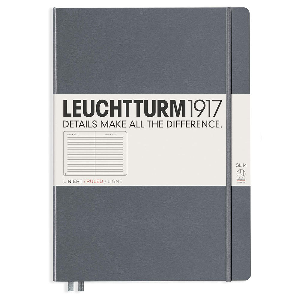 Leuchtturm HC Master styrede almindelig notebook A4+