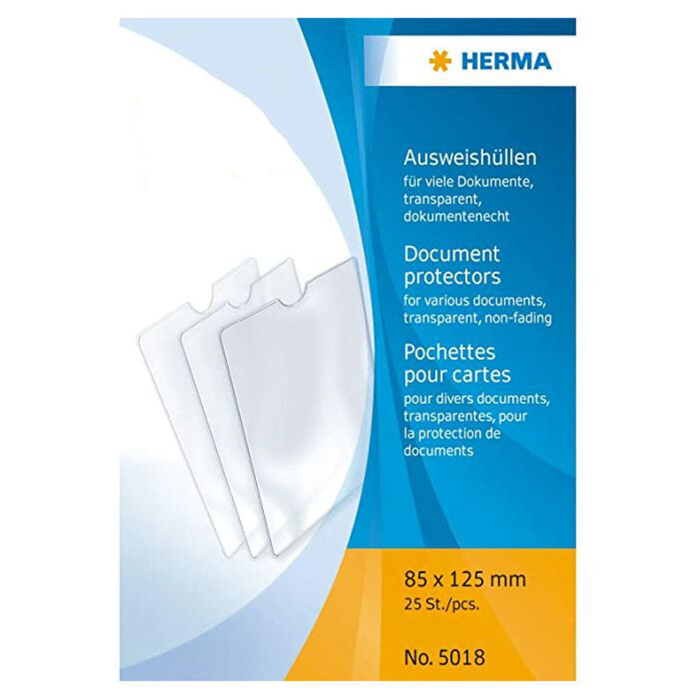 Herma -dokumentskydd 25pk