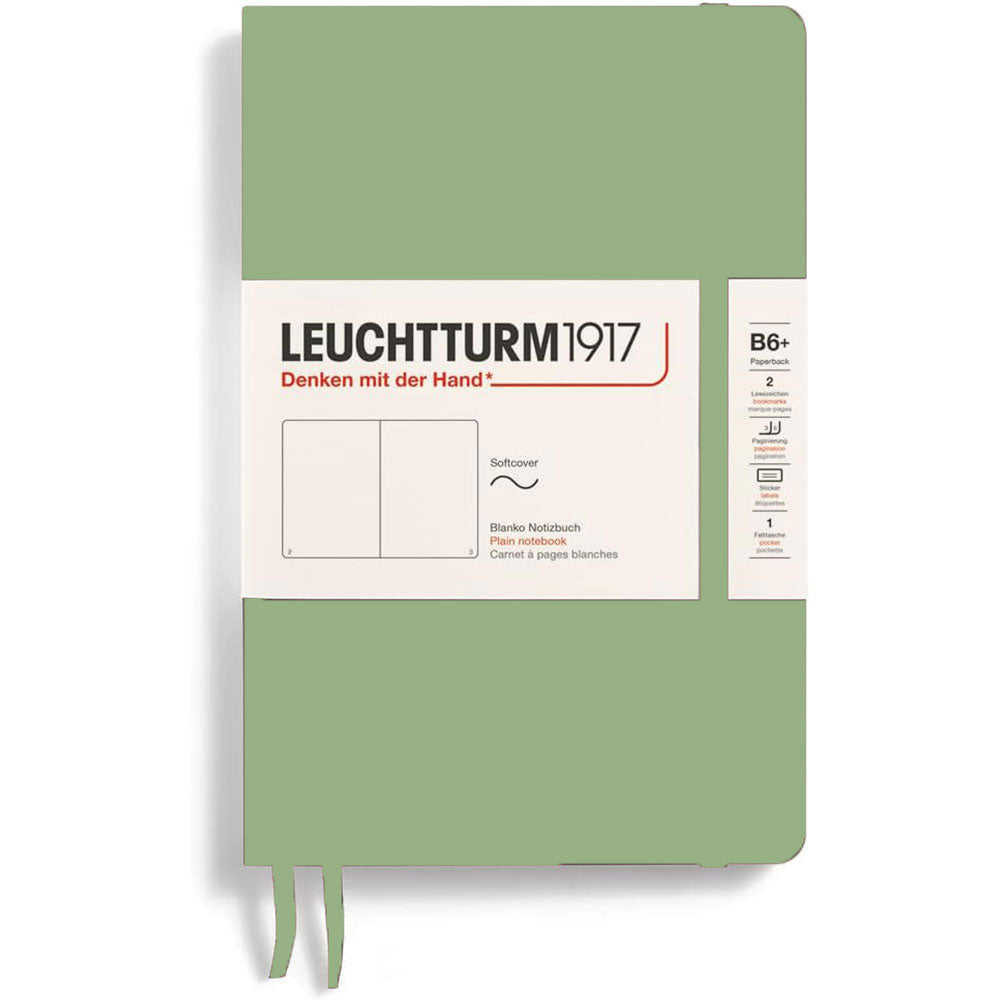 Leuchtturm SCペーパーバックプレーンB6+ノートブック123pg