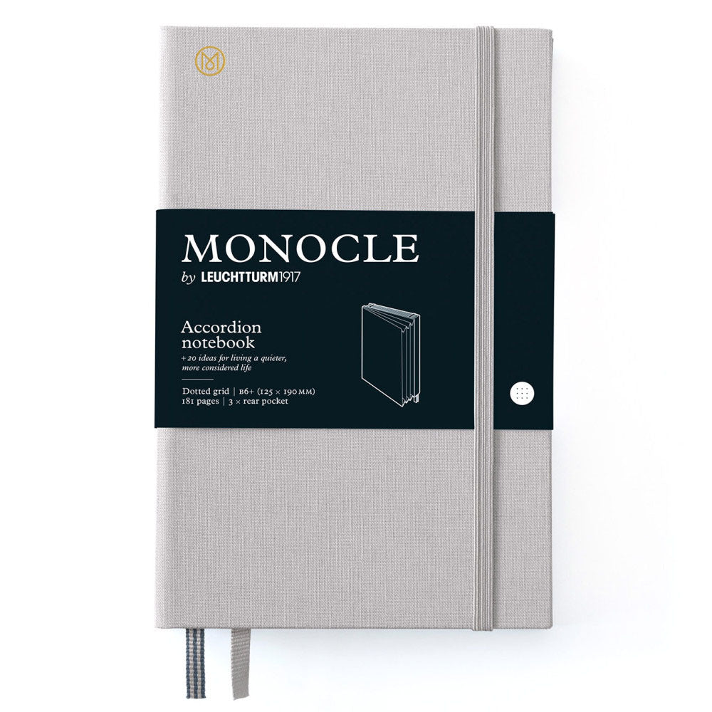 Monocle hardcover harmonika prikket notebook B6+