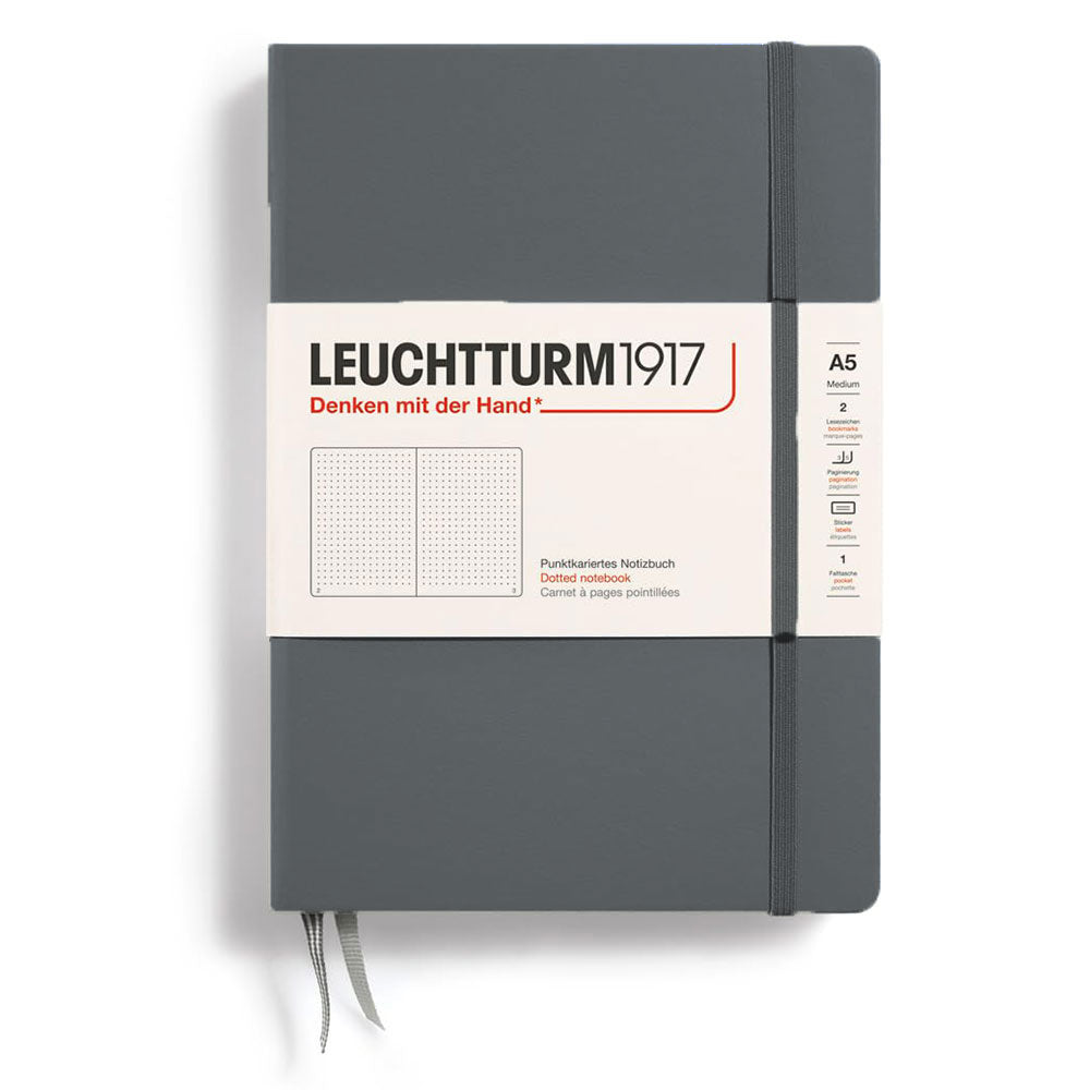 Leuchtturm Hardcover Dotted Notebook A5