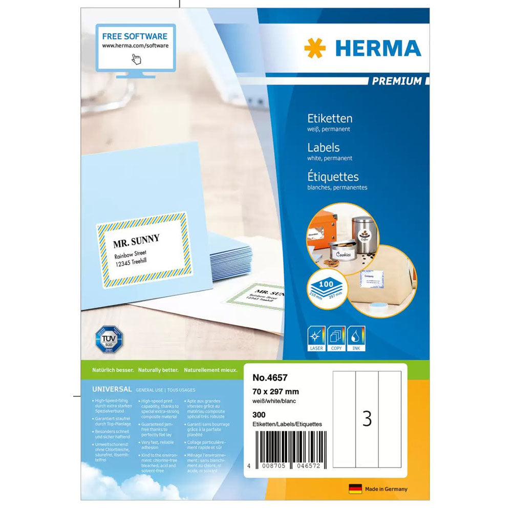 Herma Premium Etyels A4 297 mm 100pc