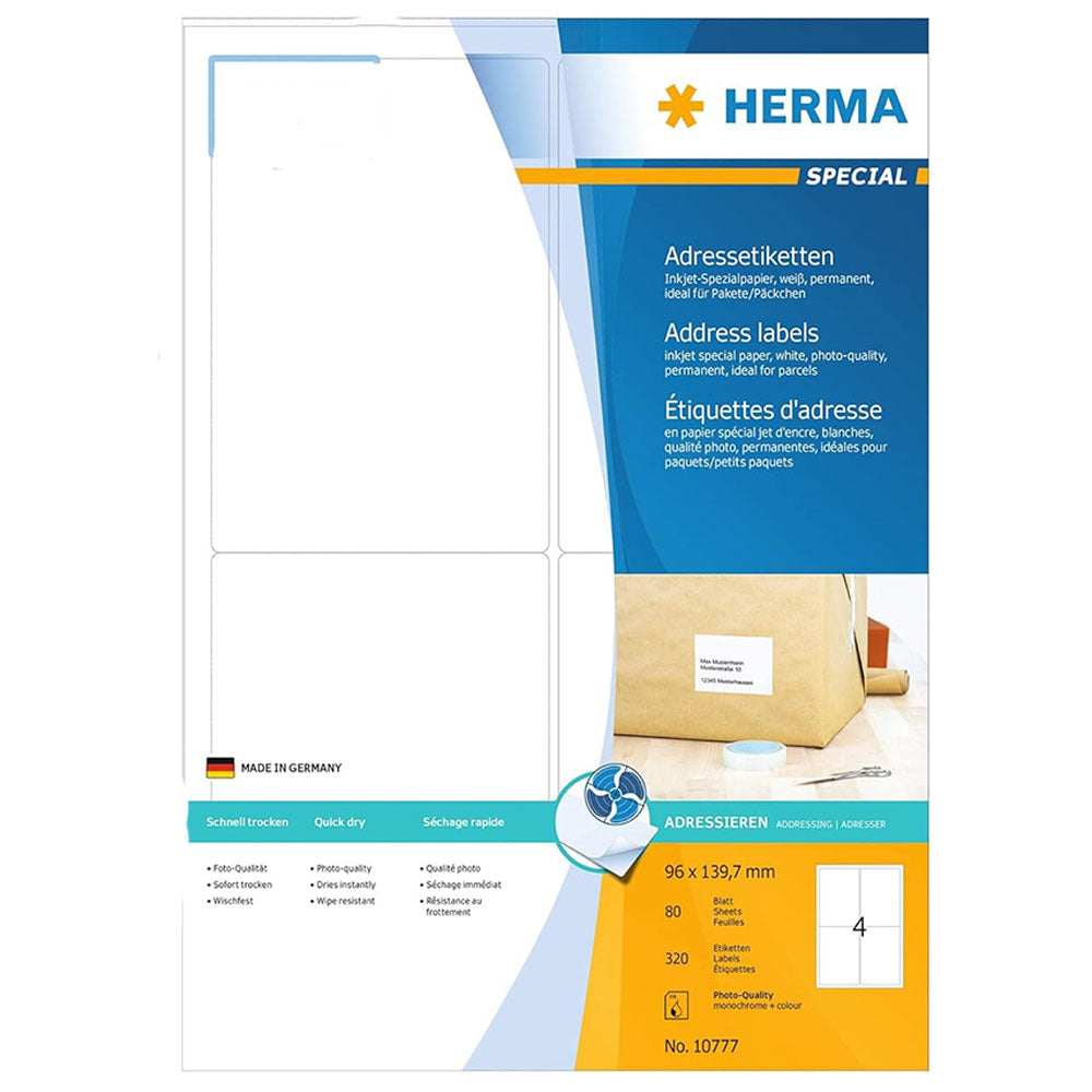 Herma Inkjet Etykiety A4 80PC (biały)