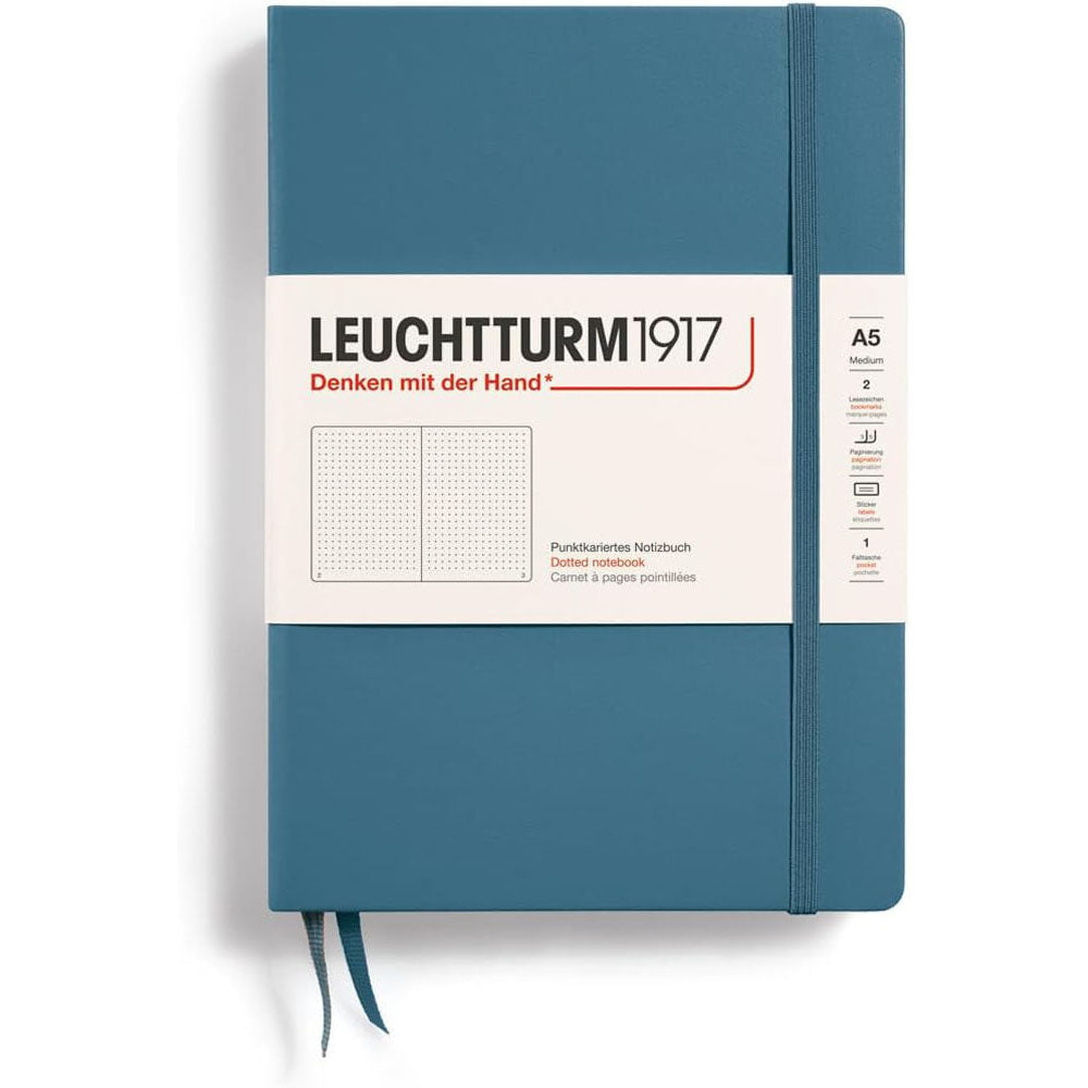 Leuchtturmハードカバー点線ノートブックA5（青）