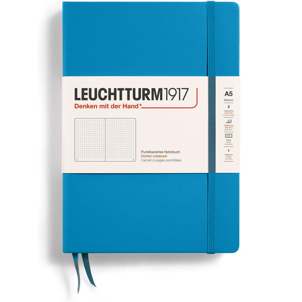 Leuchtturmハードカバー点線ノートブックA5（青）