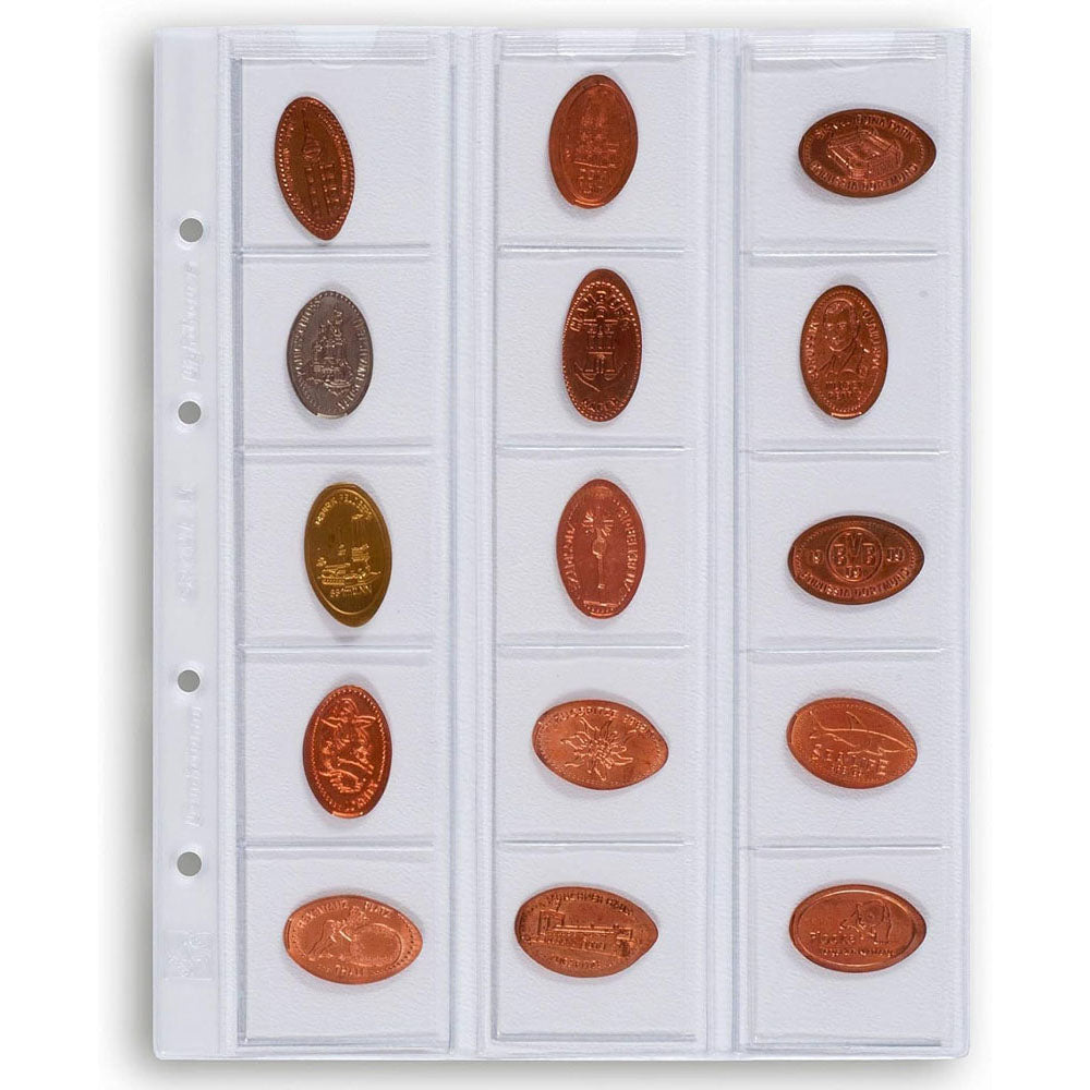 Leuchtturm Optima Coin Sheets 5pk (CLEAR)