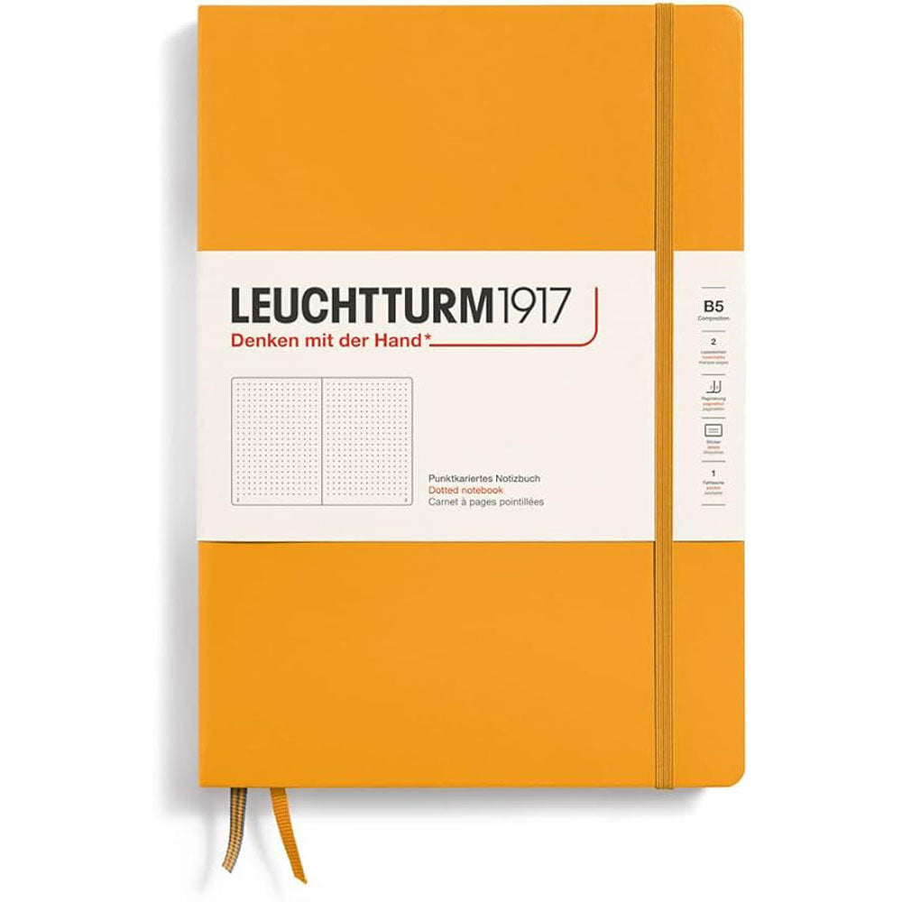 Leuchtturm HC -sammensætning prikket notebook B5