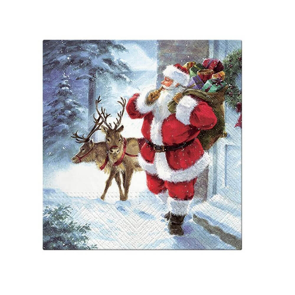 PAW Christmas Lunch Napkin 33cm (20 pk)