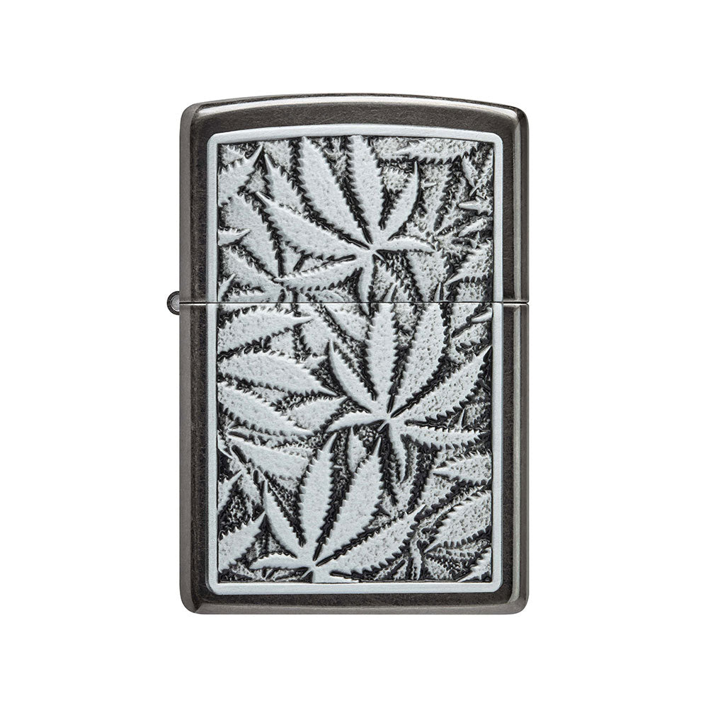 Accendino antivento di cannabis zippo