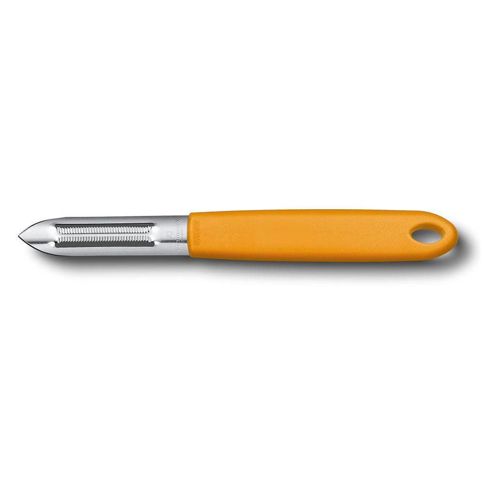 Double Edge Serrated Potato Peeler (Orange)