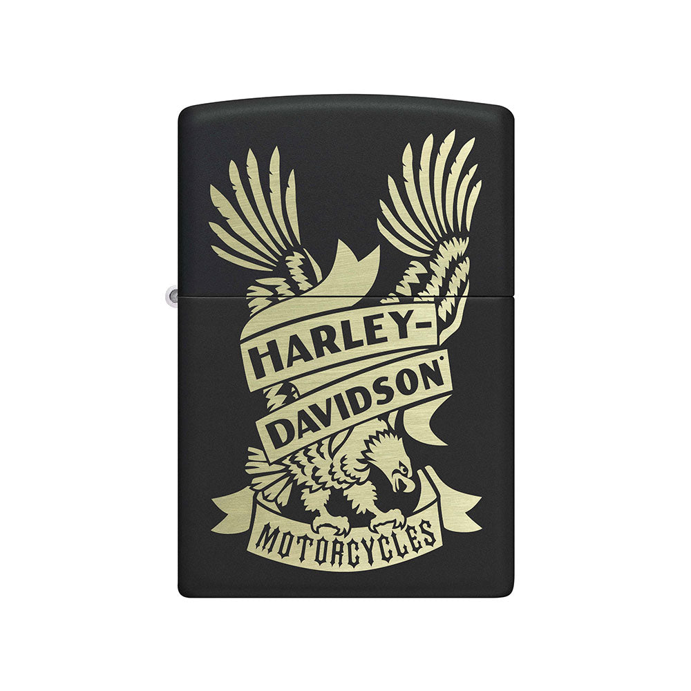 Zippo Harley Davidson Matte Black Flester