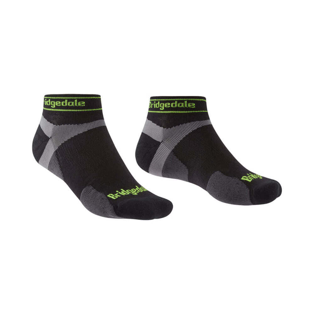 Men's Merino Sport Low Socks (Black)