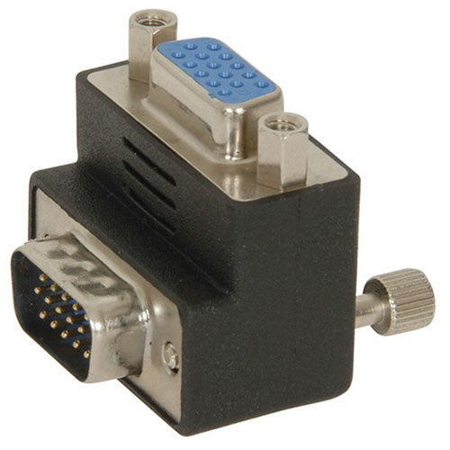 VGA Plug to Socket 90 Degree Adaptor