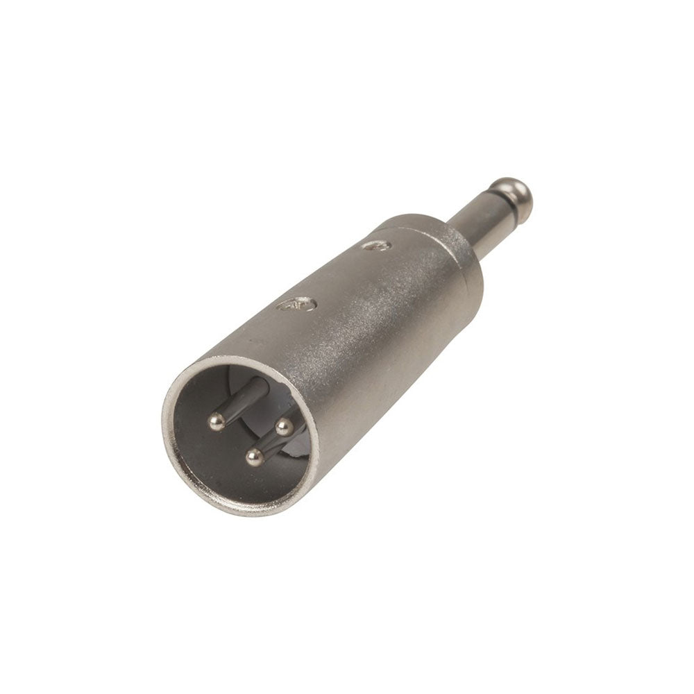 Cannon/XLR til 6,5 mm pluggadapter med 3 pinner