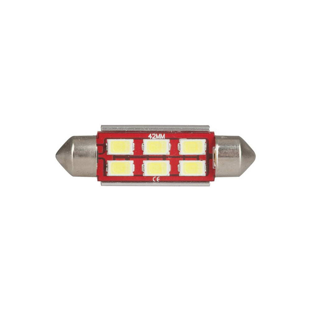 CANBUS compatível com LED Festoon Globe 12V (6x5730)