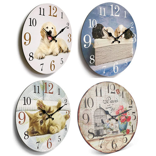 Classical MDF Wall Clock 12" (34x34x2.5cm)