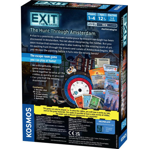 Exit the Game the Hunt Through Amsterdam Strategy Game