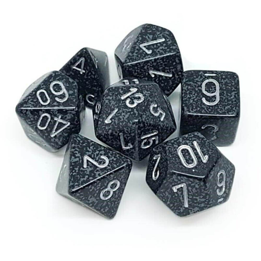 D7 DE SET Dice Poly Speckled (7 dadi)