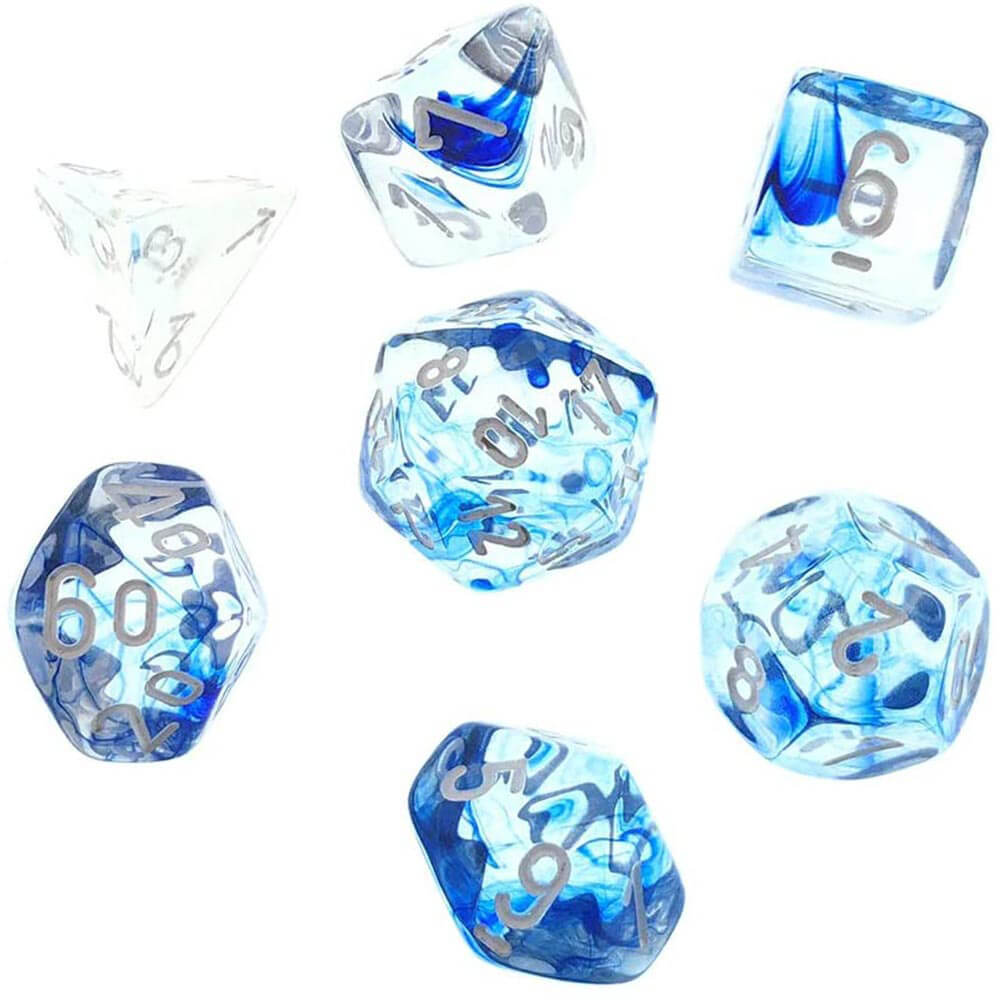 D7 Die Set Dice Nebula Polyedral (7 dobbelstenen)