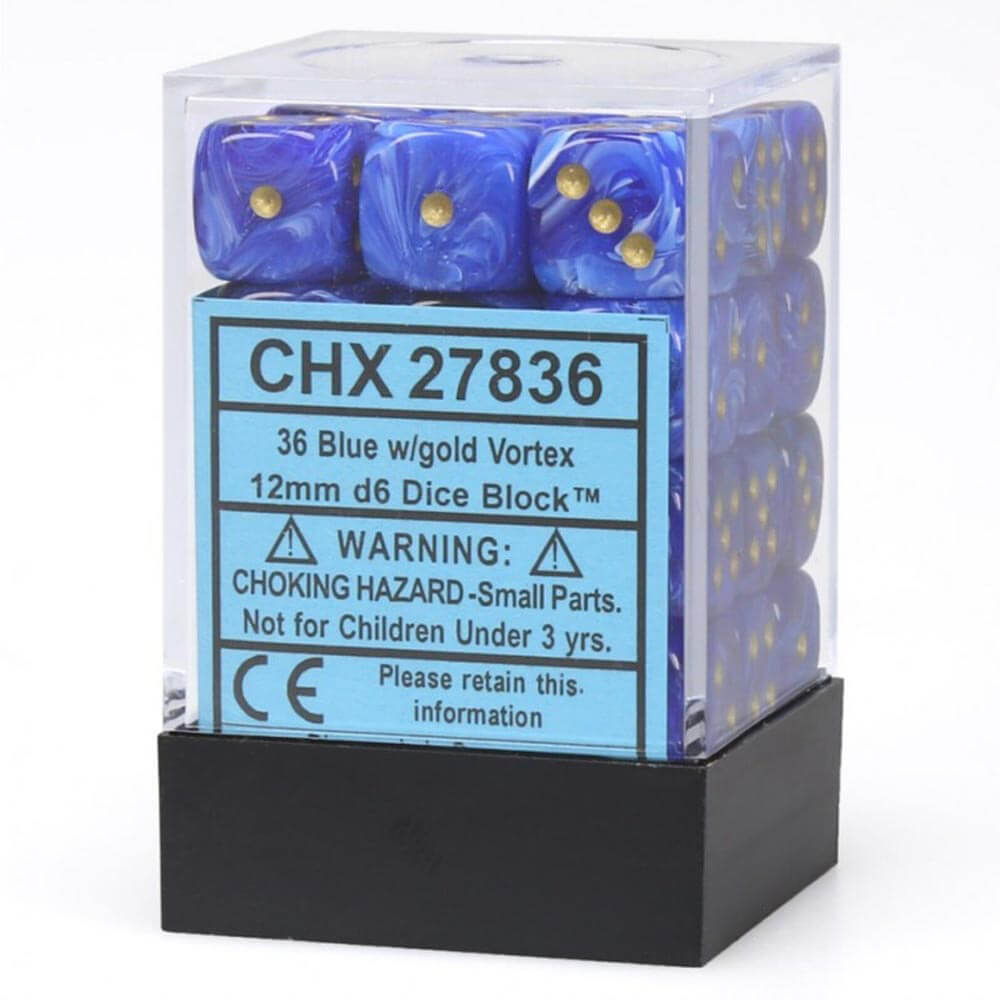 D6 DICE VORTEX 12MM (36 DICE)