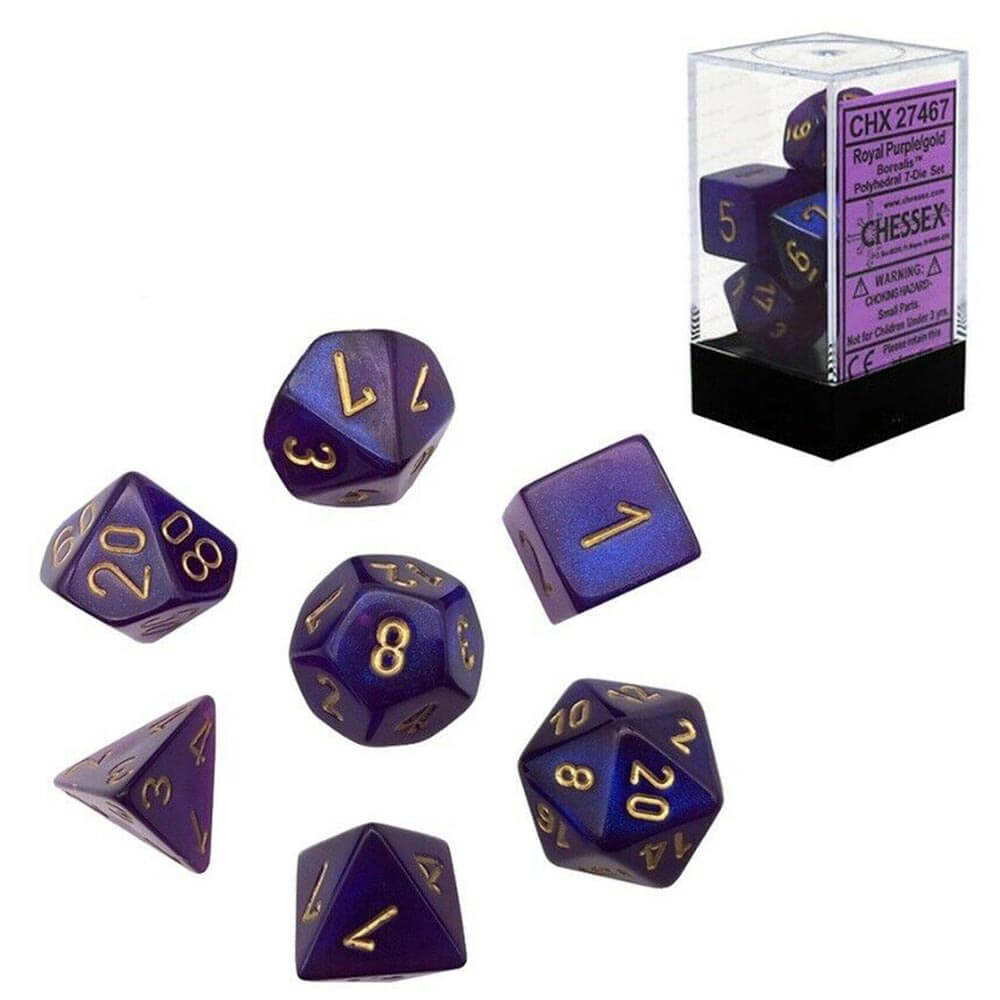 D7 Die Set Dice Borealis Poly (7 dados)