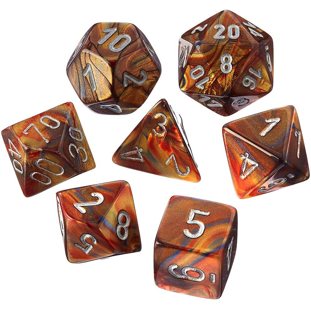 D7 Die Set Dice Lustrous Poly (7 Dice)