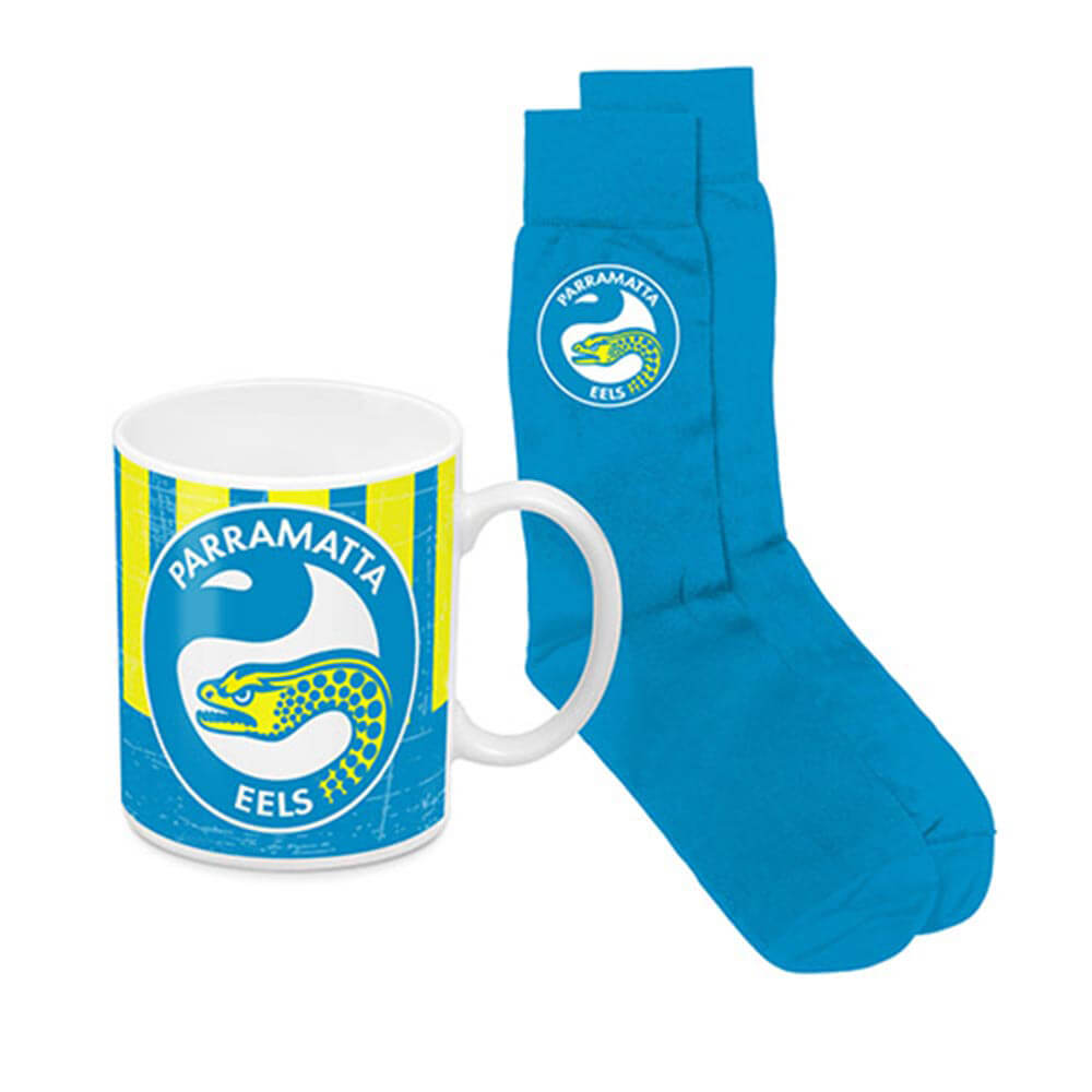 NRL Coffee Mug Heritage & Sock Pack