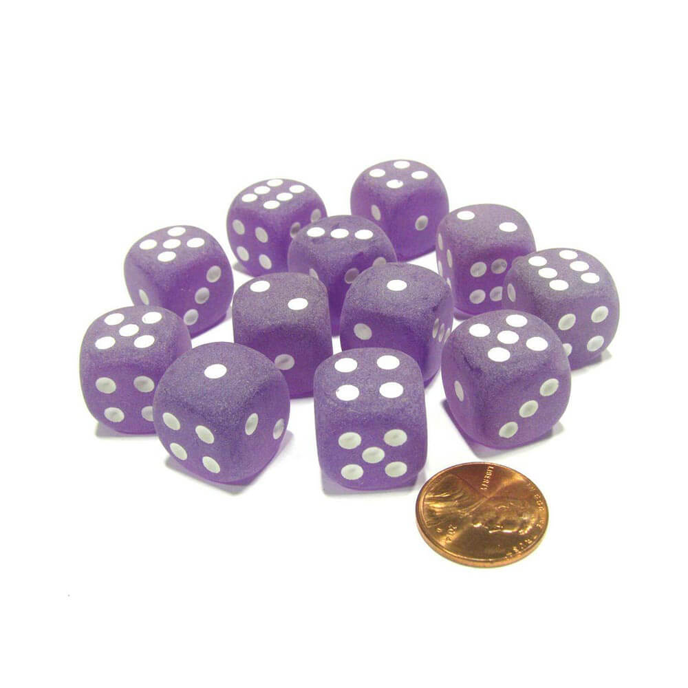 D6 dados esbelto 16 mm (12 dados)