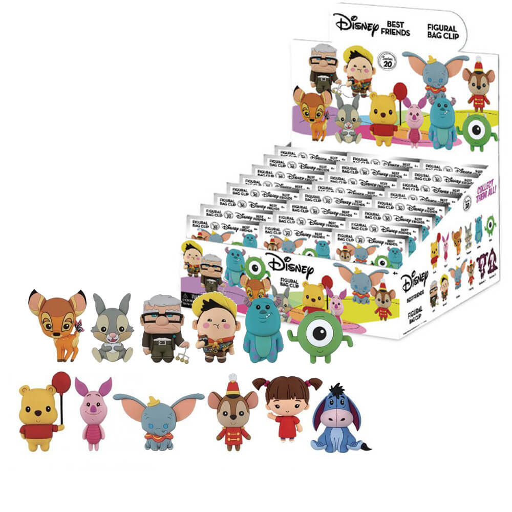 Schlüsselanhänger 3D Blind Bag Disney (24 Stück)