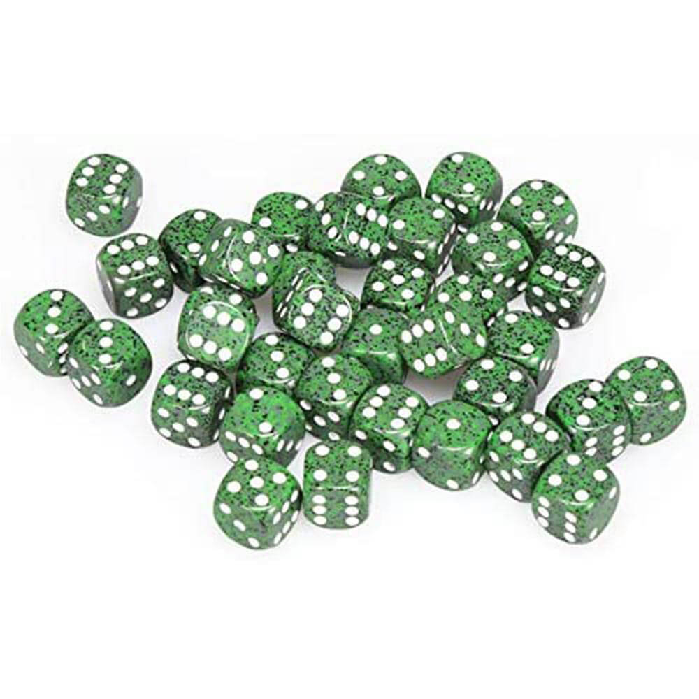 D6 Dice moucheté de 12 mm (36 dés)