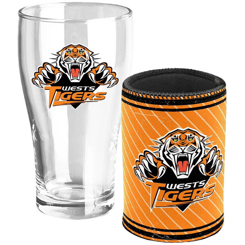  NRL Heritage Pint-Glas und Dosenkühler