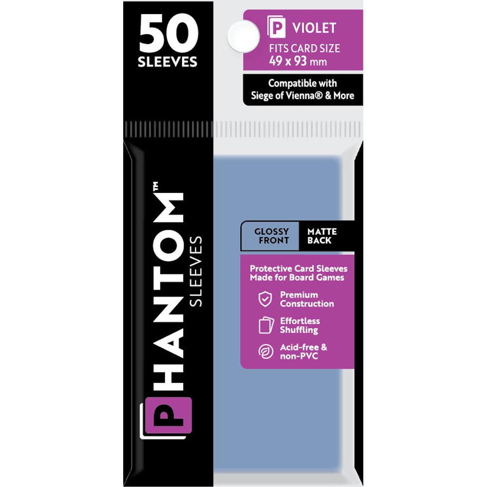 Violet Phantom ärmar 50st (49x93mm)