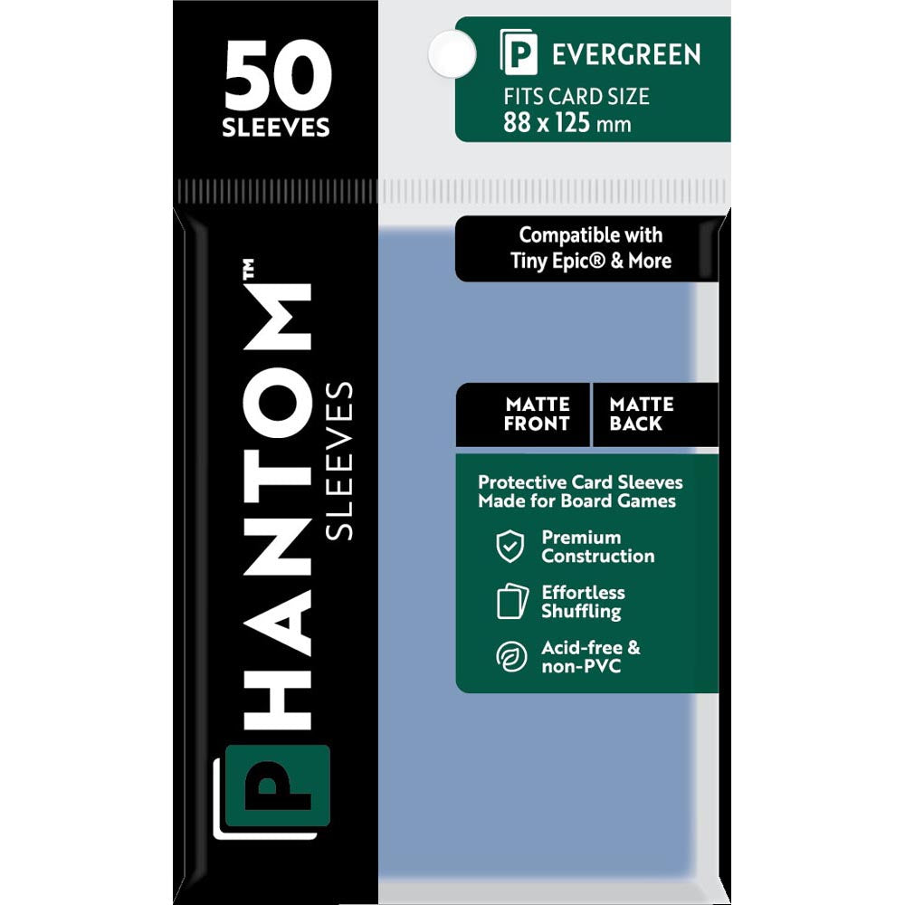 Evergreen Phantom Tleeves 50pcs (88x125 mm)