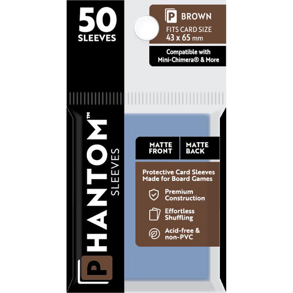 Mangas Phantom Brown 50pcs (43x65mm)