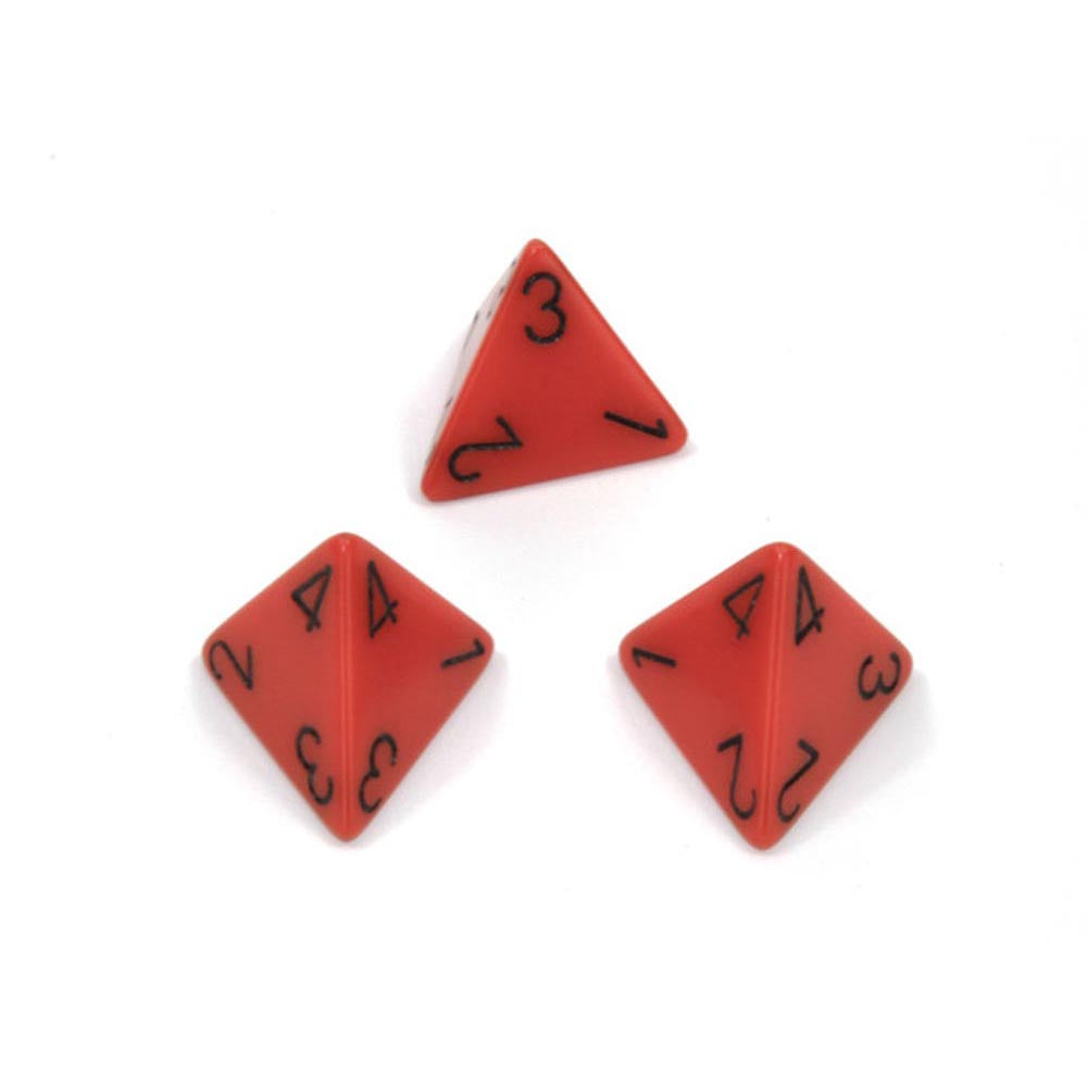 Chessex Opaque D4 Polyhedral Dice