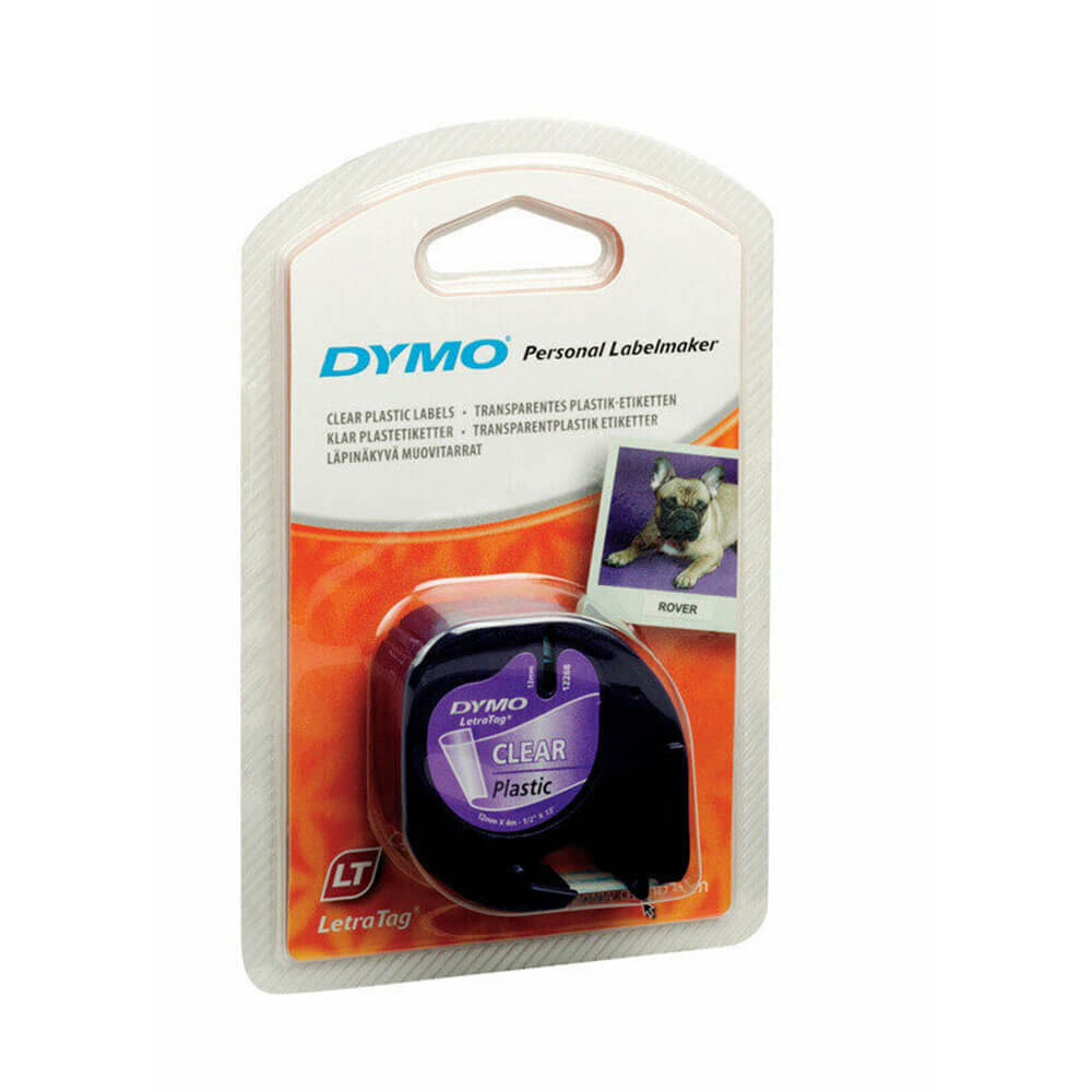 Dymo letra-tag tape label plastic