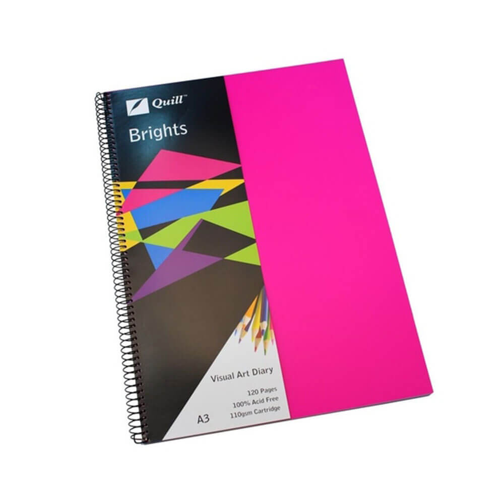 Quill Brights Visual Art Diary A3 (60 foglie)